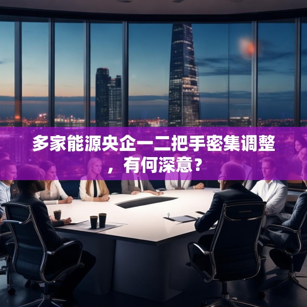 多家能源央企一二把手密集调整，有何深意？