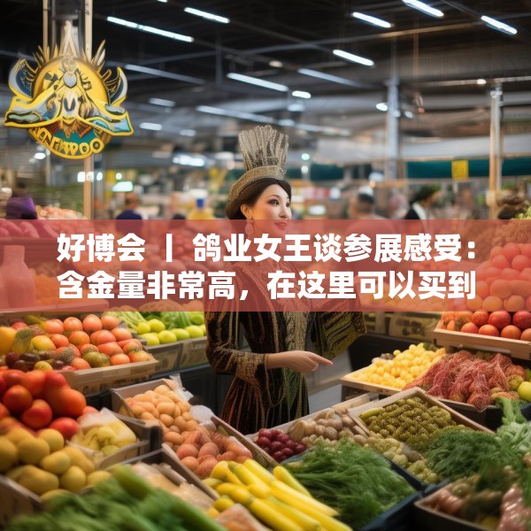 好博会 丨 鸽业女王谈参展感受：含金量非常高，在这里可以买到好的农产品