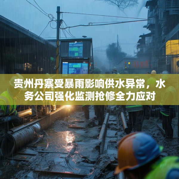 贵州丹寨受暴雨影响供水异常，水务公司强化监测抢修全力应对