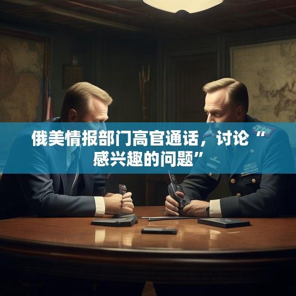 俄美情报部门高官通话，讨论“感兴趣的问题”