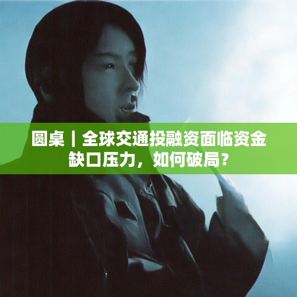 圆桌｜全球交通投融资面临资金缺口压力，如何破局？