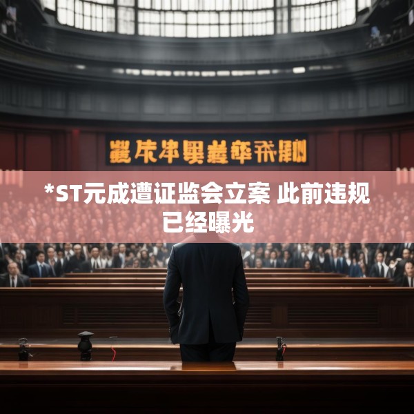 *ST元成遭证监会立案 此前违规已经曝光