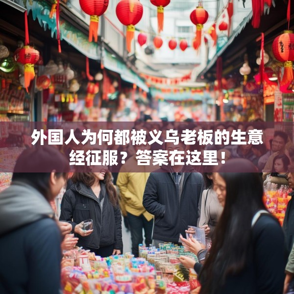 外国人为何都被义乌老板的生意经征服？答案在这里！