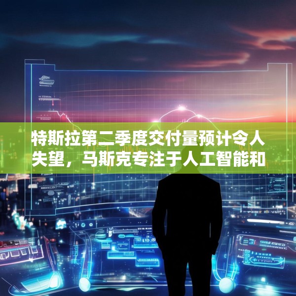 特斯拉第二季度交付量预计令人失望，马斯克专注于人工智能和自动驾驶出租车项目