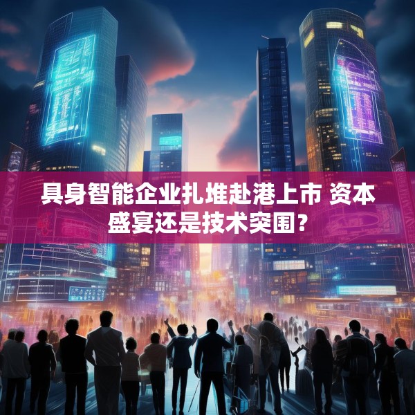 具身智能企业扎堆赴港上市 资本盛宴还是技术突围？