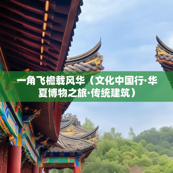 一角飞檐载风华（文化中国行·华夏博物之旅·传统建筑）