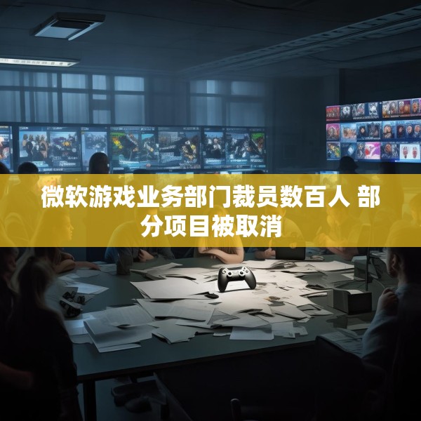 微软游戏业务部门裁员数百人 部分项目被取消