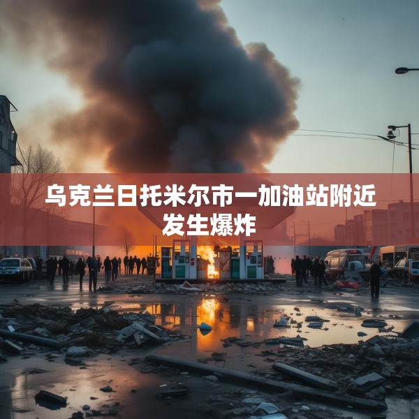 乌克兰日托米尔市一加油站附近发生爆炸