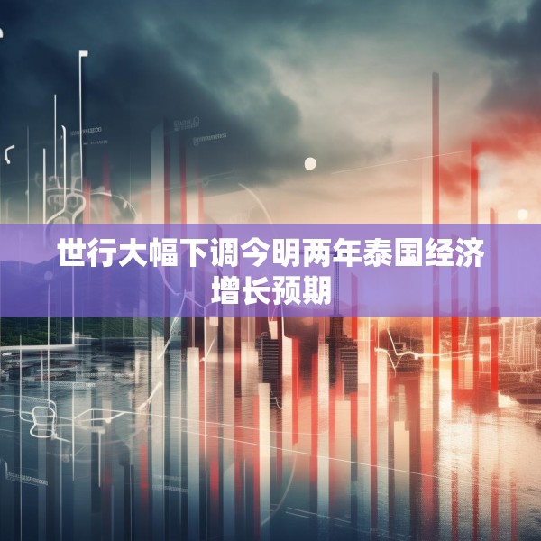 世行大幅下调今明两年泰国经济增长预期