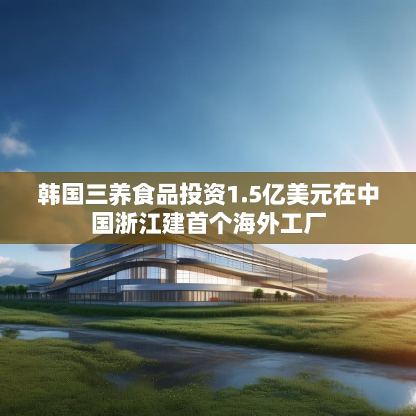 韩国三养食品投资1.5亿美元在中国浙江建首个海外工厂