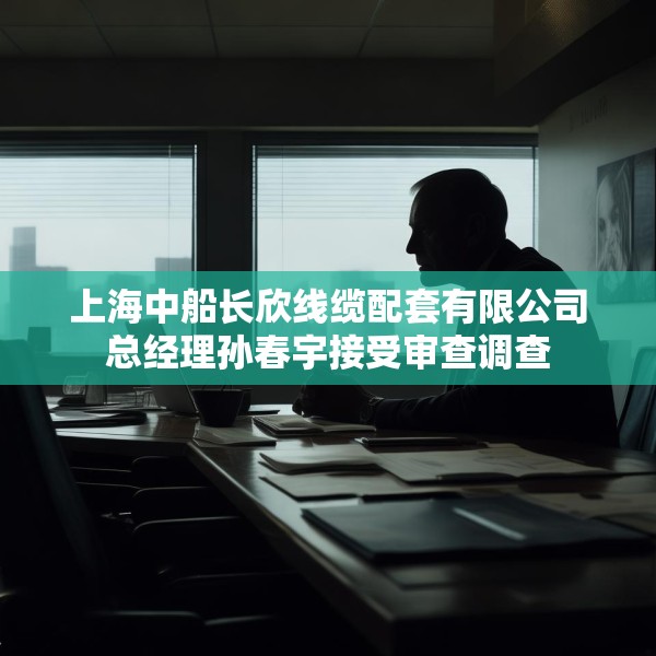 上海中船长欣线缆配套有限公司总经理孙春宇接受审查调查