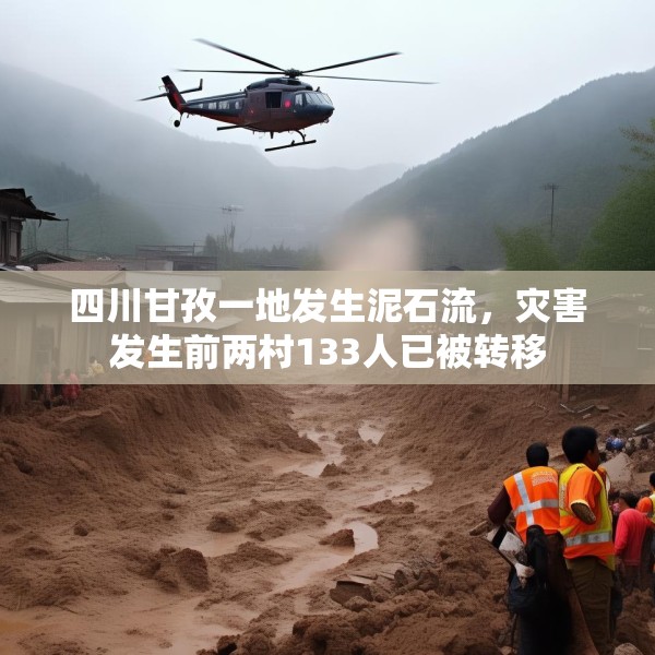 四川甘孜一地发生泥石流，灾害发生前两村133人已被转移