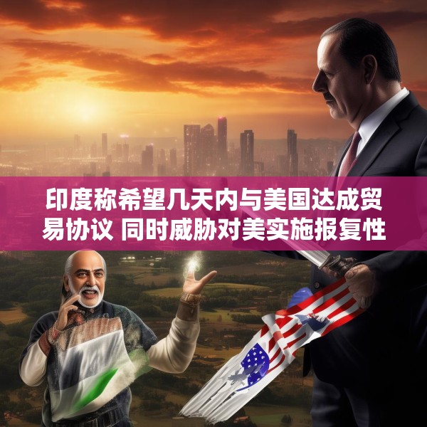 印度称希望几天内与美国达成贸易协议 同时威胁对美实施报复性关税