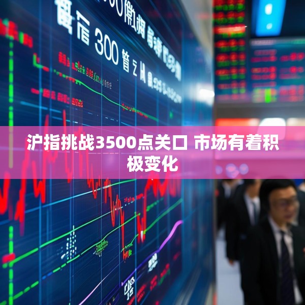 沪指挑战3500点关口 市场有着积极变化