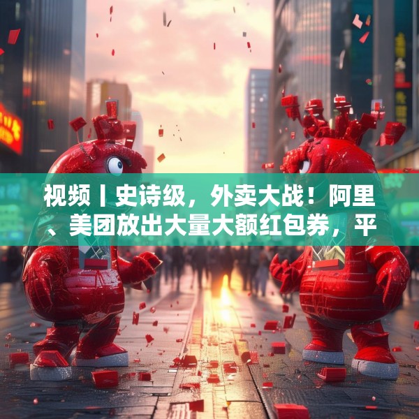 视频丨史诗级，外卖大战！阿里、美团放出大量大额红包券，平台一度出现宕机