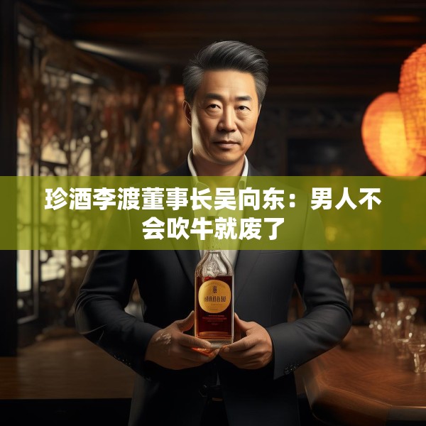 珍酒李渡董事长吴向东：男人不会吹牛就废了