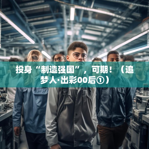 投身“制造强国”，可期！（追梦人·出彩00后①）