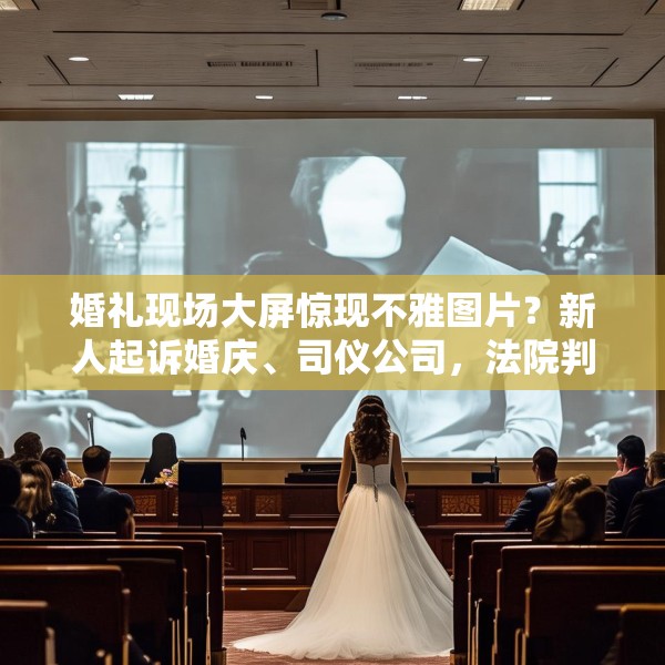 婚礼现场大屏惊现不雅图片？新人起诉婚庆、司仪公司，法院判了
