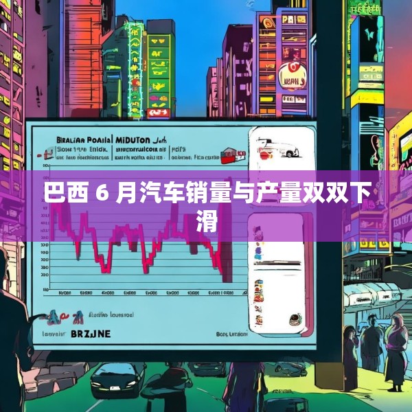 巴西 6 月汽车销量与产量双双下滑