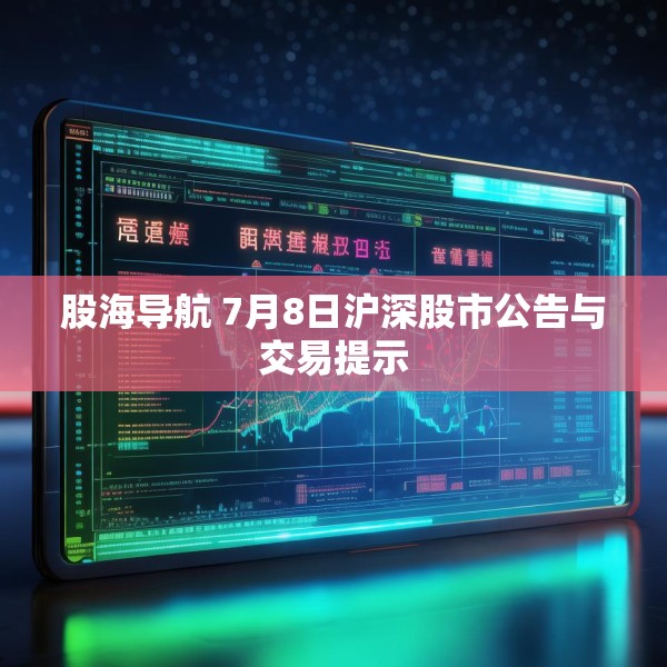 股海导航 7月8日沪深股市公告与交易提示