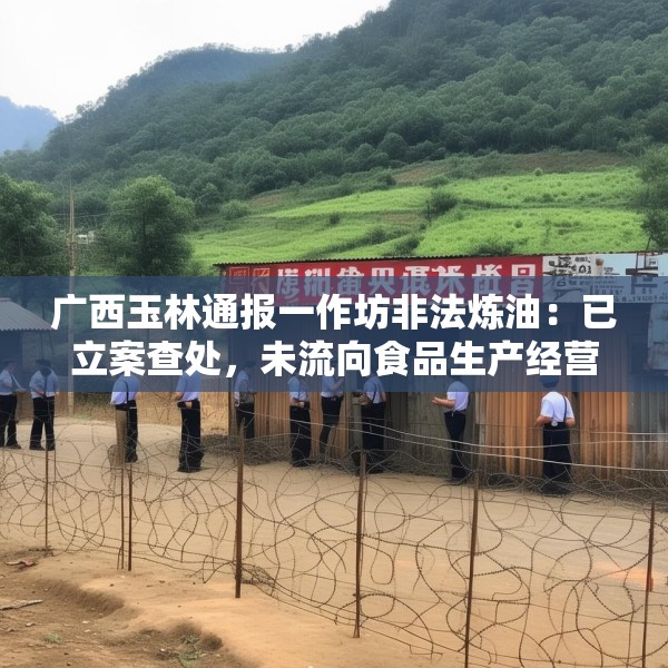 广西玉林通报一作坊非法炼油：已立案查处，未流向食品生产经营领域