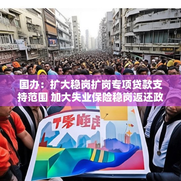 国办：扩大稳岗扩岗专项贷款支持范围 加大失业保险稳岗返还政策力度