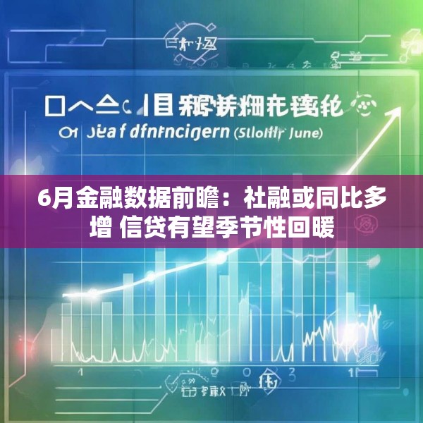 6月金融数据前瞻：社融或同比多增 信贷有望季节性回暖