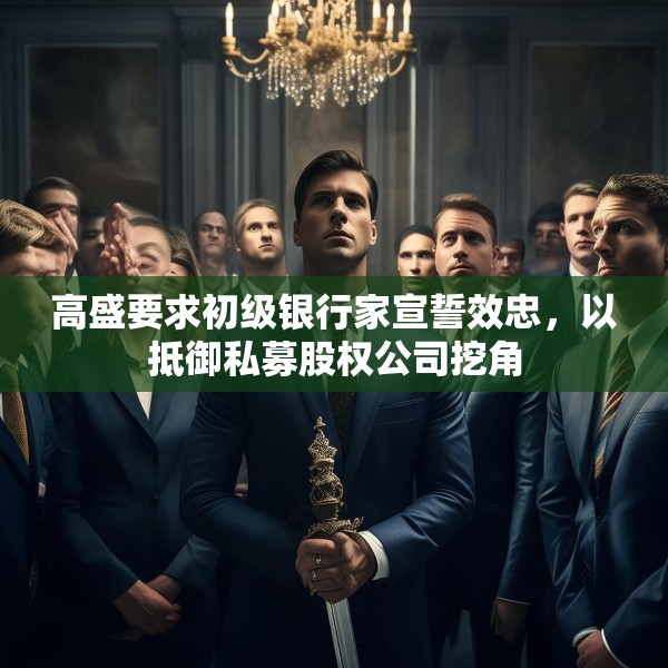 高盛要求初级银行家宣誓效忠，以抵御私募股权公司挖角