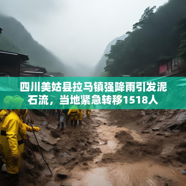 四川美姑县拉马镇强降雨引发泥石流，当地紧急转移1518人