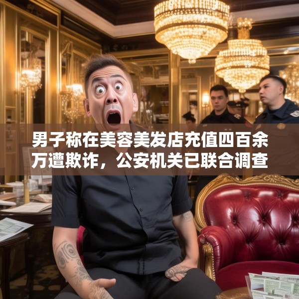 男子称在美容美发店充值四百余万遭欺诈，公安机关已联合调查