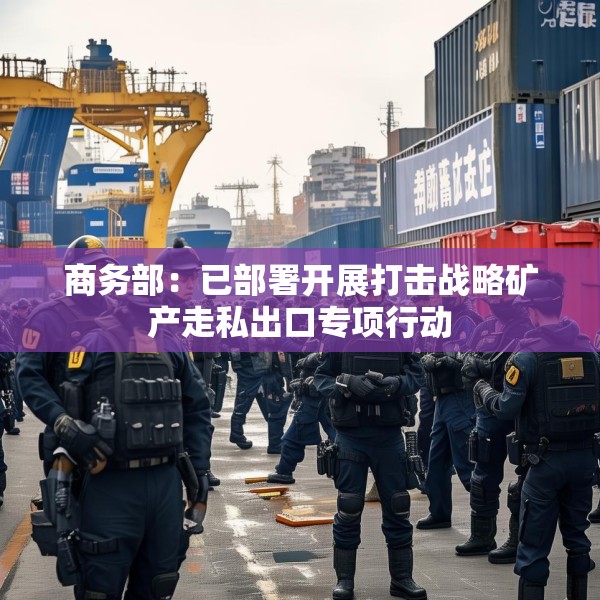 商务部：已部署开展打击战略矿产走私出口专项行动