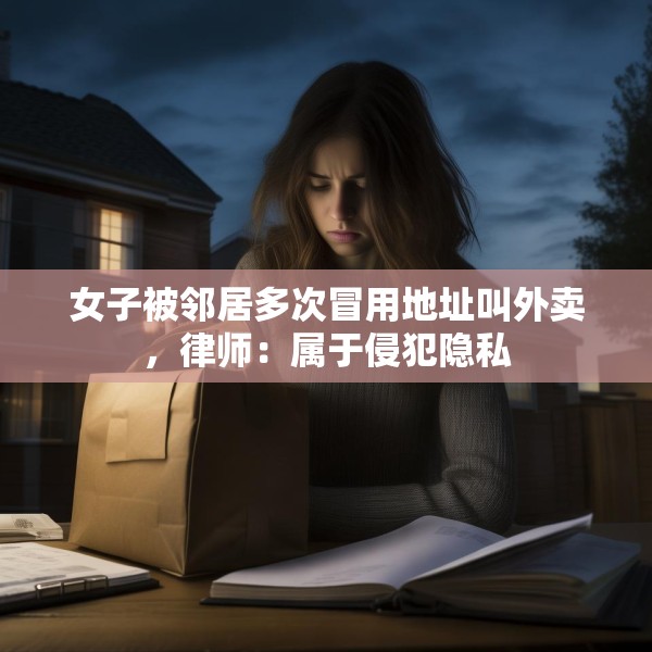 女子被邻居多次冒用地址叫外卖，律师：属于侵犯隐私