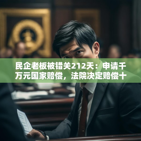 民企老板被错关212天：申请千万元国家赔偿，法院决定赔偿十五万