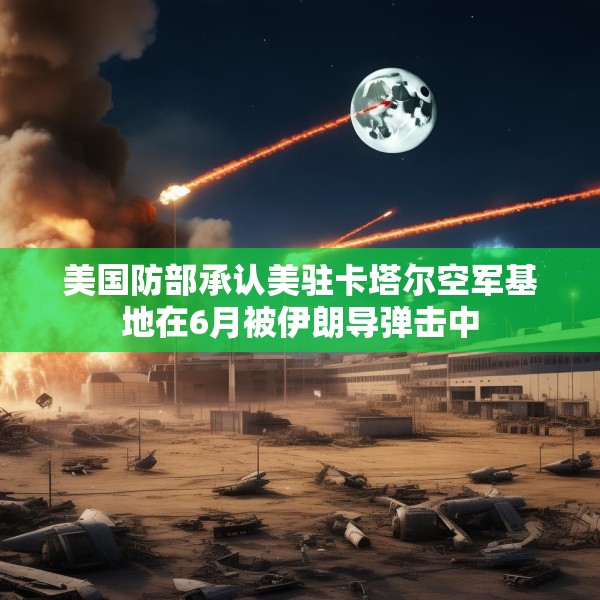 美国防部承认美驻卡塔尔空军基地在6月被伊朗导弹击中