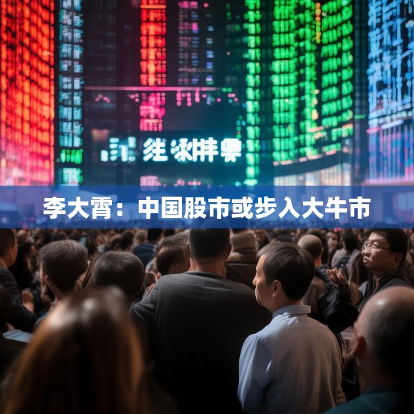 李大霄：中国股市或步入大牛市