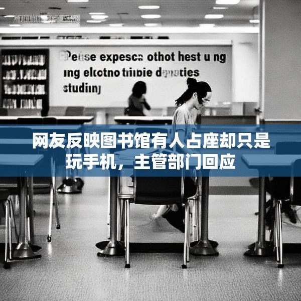 网友反映图书馆有人占座却只是玩手机，主管部门回应