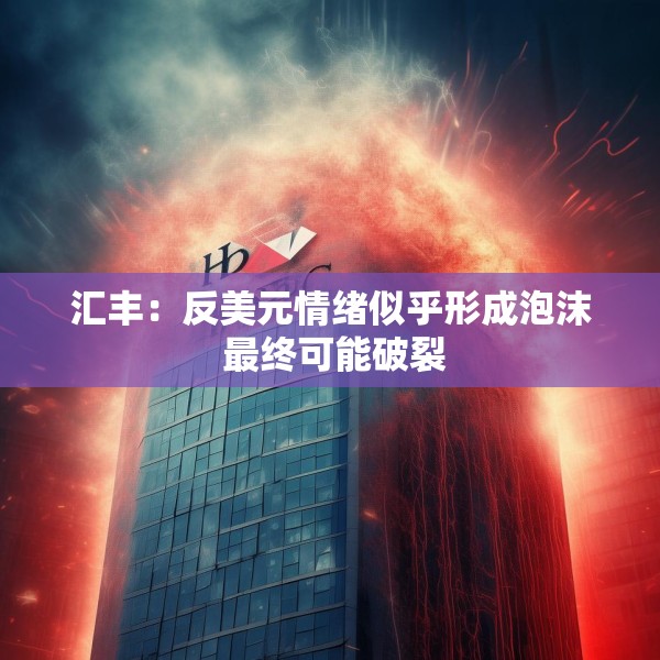 汇丰：反美元情绪似乎形成泡沫 最终可能破裂