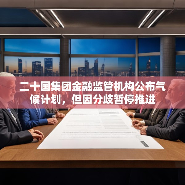 二十国集团金融监管机构公布气候计划，但因分歧暂停推进