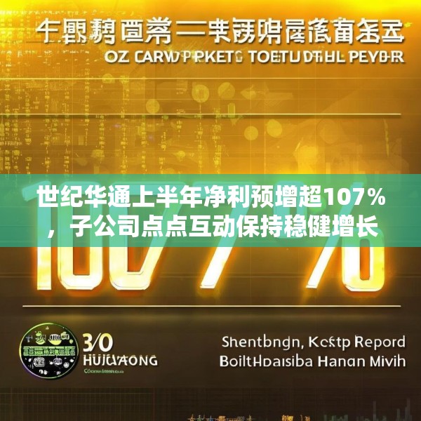 世纪华通上半年净利预增超107%，子公司点点互动保持稳健增长