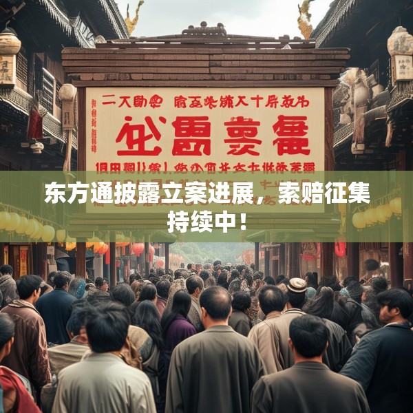 东方通披露立案进展，索赔征集持续中！