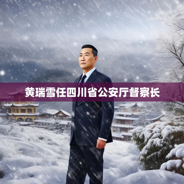 黄瑞雪任四川省公安厅督察长
