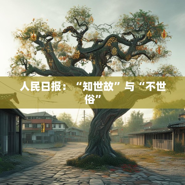 人民日报：“知世故”与“不世俗”