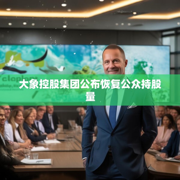 大象控股集团公布恢复公众持股量