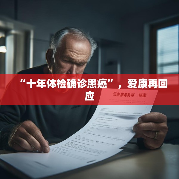 “十年体检确诊患癌”，爱康再回应