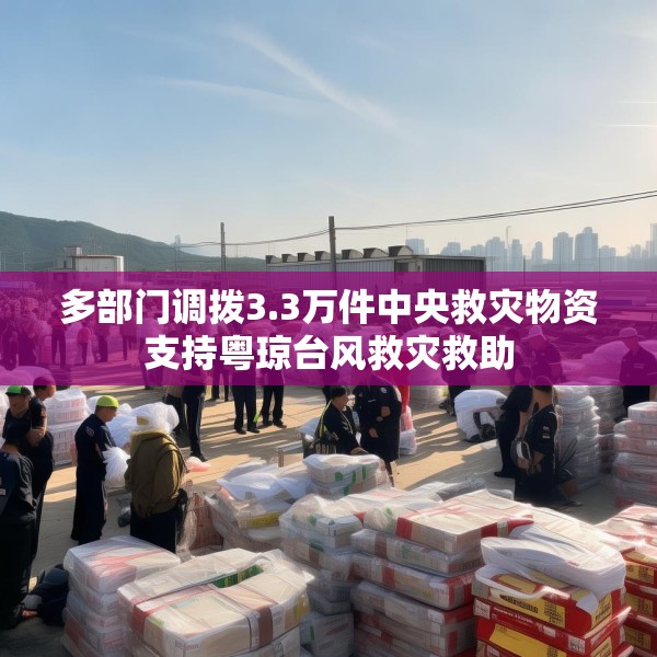 多部门调拨3.3万件中央救灾物资支持粤琼台风救灾救助