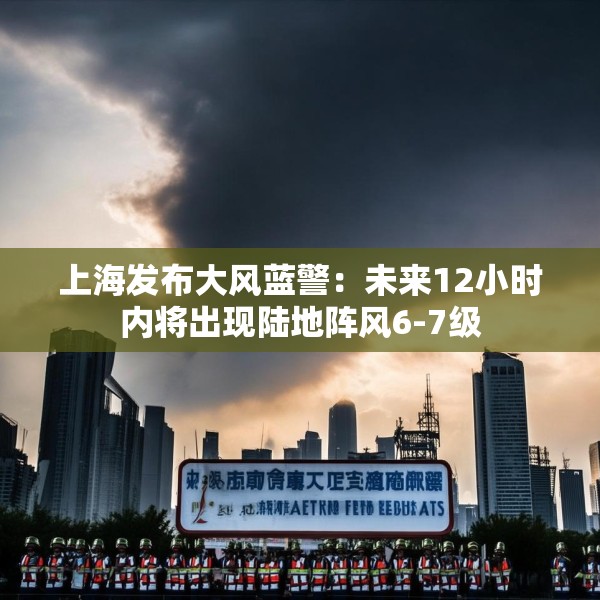 上海发布大风蓝警：未来12小时内将出现陆地阵风6-7级