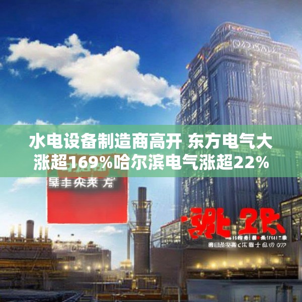 水电设备制造商高开 东方电气大涨超169%哈尔滨电气涨超22%