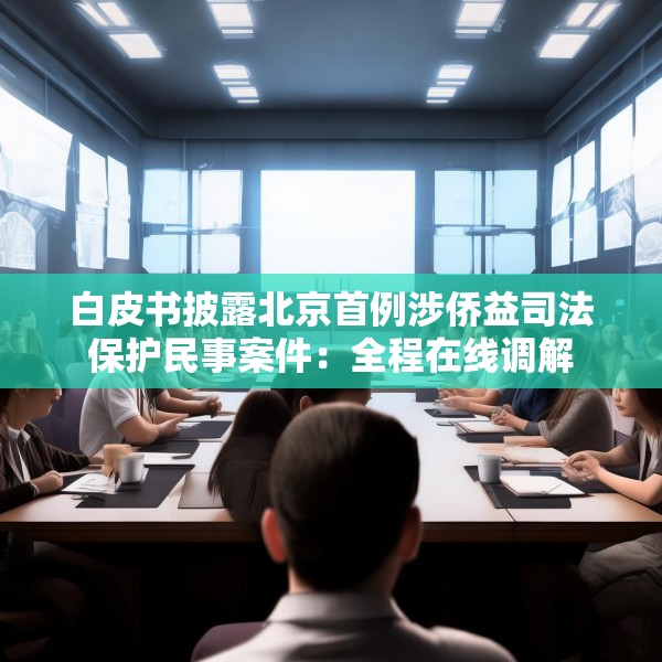 白皮书披露北京首例涉侨益司法保护民事案件：全程在线调解