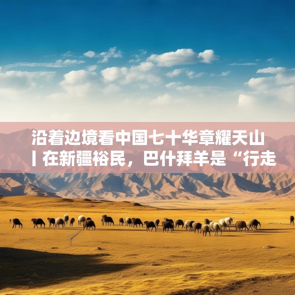 沿着边境看中国七十华章耀天山丨在新疆裕民，巴什拜羊是“行走的名片”